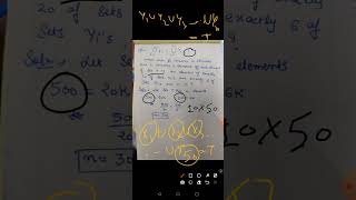 Download the video "each of set Xi contains 10 element and Yi contains 5 element. If each element of set T is an element"