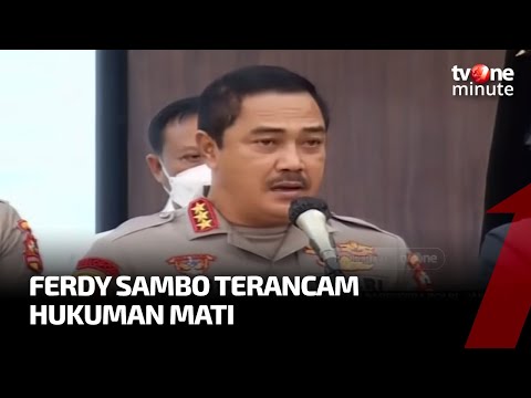 Kabareskrim Sebut Ferdy Sambo Terancam Pidana Hukuman Mati | tvOne Minute