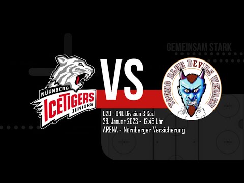 28.01.2023 - Live Stream - U20 - EHC80 Nürnberg vs Young Blue Devils Weiden