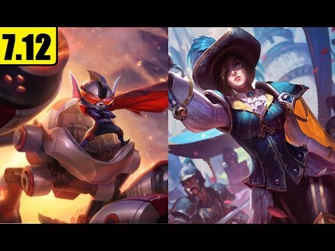 rumble top vs fiora - patch 7.12 - full game - june 22, 2017