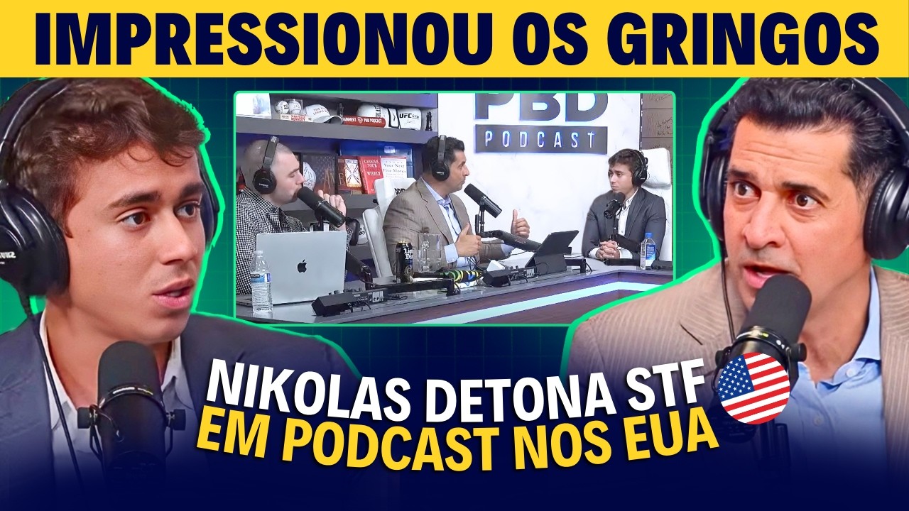 Nikolas Ferreira DETONA Lula e STF em Podcast Americano