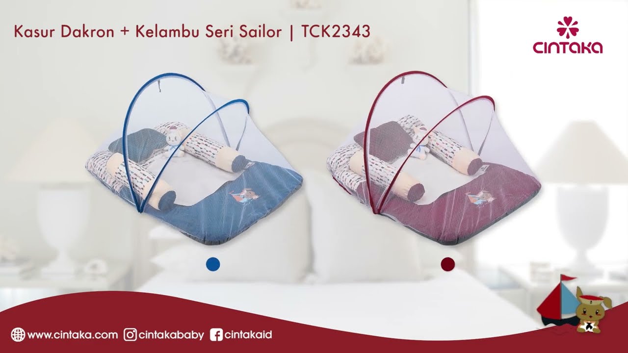 Kasur Bayi Dakron + Kelambu Sailor Series