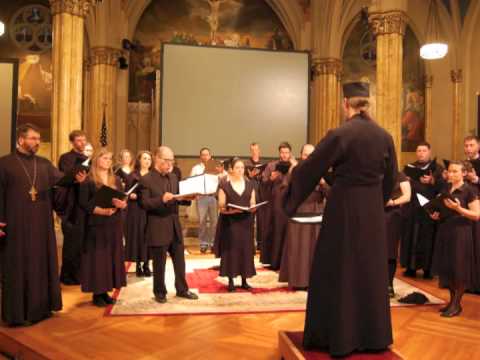 St. Vladimir's Seminary Chorale: Spaseniye sodelal (Salvation is created)