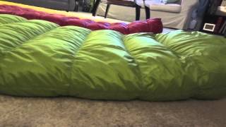 Marmot Hydrogen & Western Mountaineering Summerlite sleeping bags