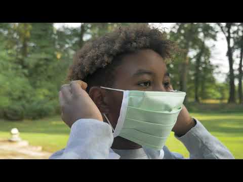 HOW TO USE PUREMASKS mit Ohrengummi und Nackenband für Kinder