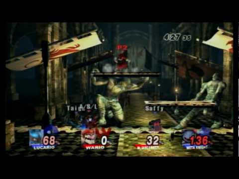 VC7 Atomsk (MK) and Zucco (Lucario) vs. Malcolm (Wario) and Blackanese (G&W) 2 - SSBB - SSBB