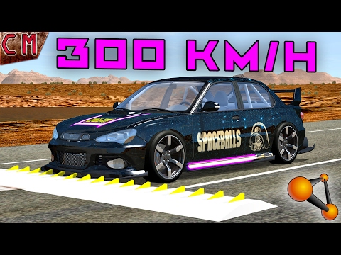 Ultra High speed Spike strip crash testing BeamNG Drive #10