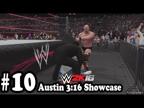 WWE 2K16 - 2K Showcase Austin 3:16 Gameplay Walkthrough Part 10  - Austin vs Dude Love [ 60fps HD ]