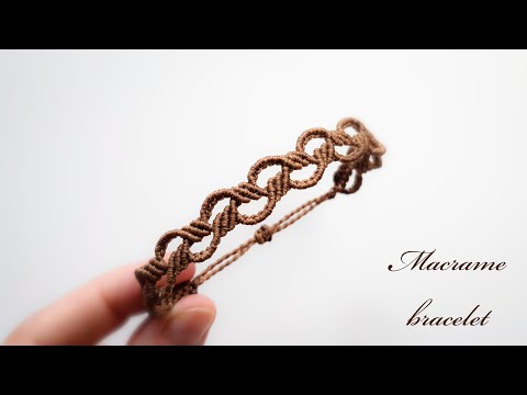 Beautiful macrame bracelet / Study macrame bracelet tutorial / Macrame bracelet training