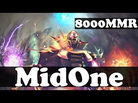 MidOne 8000 MMR Plays Invoker vol 7 - Ranked Match Gameplay - Dota 2