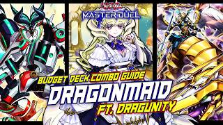 MASTER DUEL - COMBO GUIDE DRAGONMAID ft. DRAGUNITY DECK WITH NEW SUPPORT - NEW BUDGET DECK 2026