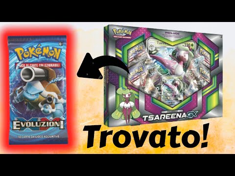 CHE BUSTA!! XY EVOLUZIONI! Apro la collezione di TSAREENA GX e trovo una carta holo del SET BASE!