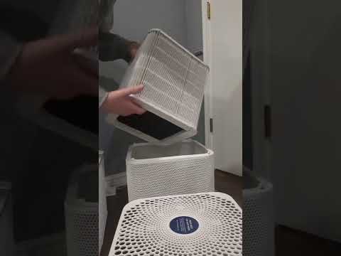 Quick Easy Tutorial Changing Large Blueair (Blue) Filter