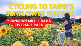 A Scenic Taipei Bike Trip: Sunflowers, Heritage & Art in One Ride!
