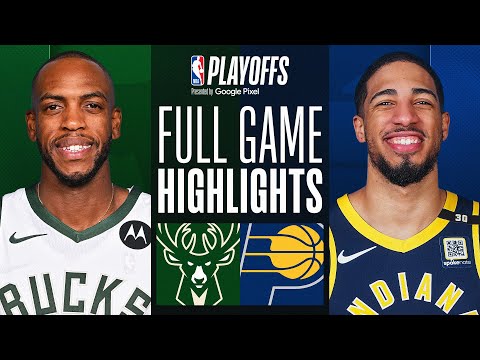 #3 BUCKS at #6 PACERS FULL GAME 3 HIGHLIGHTS April 26, 2024