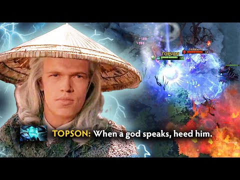 This Hero just can't go wrong on Topson ⚡