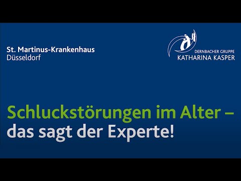 Schluckstörungen im Alter | Dr. Jochen Keller, St. Martinus-Krankenhaus, Düsseldorf