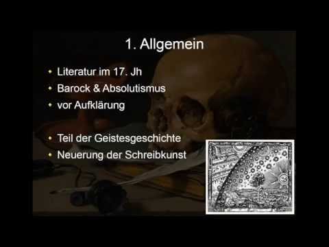 Barockliteratur (17. Jahrhundert) - Referat