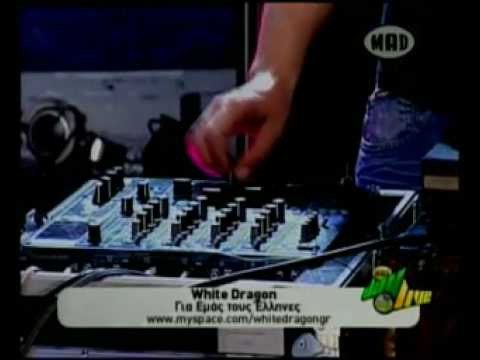 WHITE DRAGON & DJ MCD - Gia Emas Tous Ellines @ MAD TV 2009 (MAD DAY LIVE)