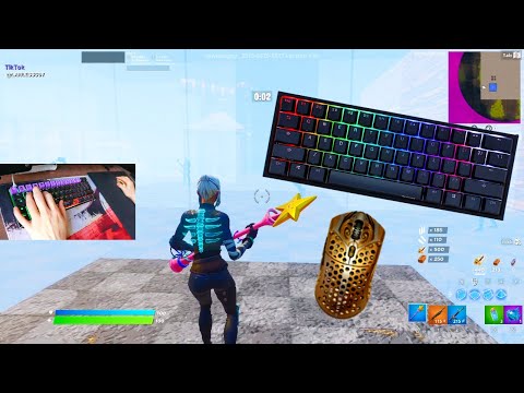 Ducky One 2 Mini ASMR Chill🤩 Satisfying Gameplay Keyboard Fortnite 390 FPS Smooth 4K