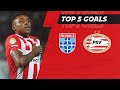 BERGWIJN vindt winkelhaak, Lekkere solo ROBBEN, knal VANENBURG ? | TOP 5 GOALS PEC Zwolle - PSV