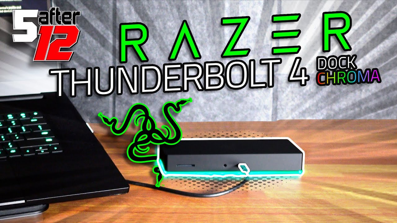 Razer Thunderbolt 4 Dock Chroma – Fast SD Card Speeds!