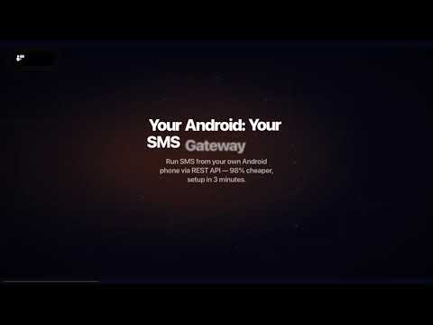 textbee.dev - sms gateway video preview