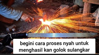 Download lagu Pideo pull pembuatan golok sulangkar baduy making sulangkar machete mp3