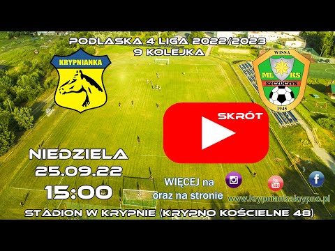 Krypnianka Krypno vs Wissa Szczuczyn  (4 Liga - 9 Kolejka 22/23)