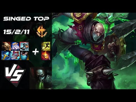 TOP Singed vs Urgot - EU Challenger Patch 25.S2.8
