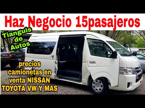 , title : 'Camionetas en venta 15 pasajeros PRECIOS toyota VW NISSAN ford TIANGUIS de AUTOS EN VENTA'