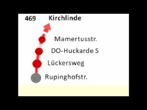 [DSW21] Ansagen Bus 469 Erpinghofsiedlung - Kirchlinde