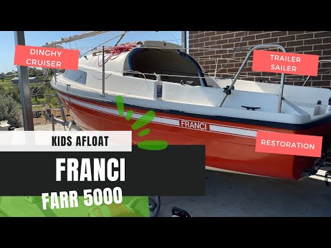 Farr 5000 dinghy cruiser trailer sailer tour and restoration #sailing #sailingboat