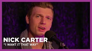 Nick Carter Performs 'I Want It That Way' Live at KiSS 92.5