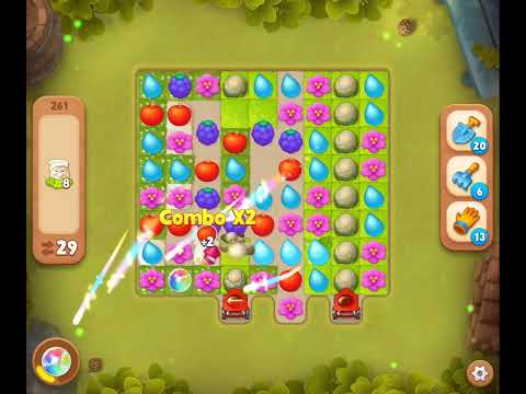 Gardenscapes Level 261 Completed