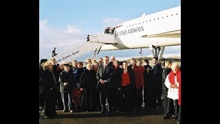 Music at the Last Flight of Concorde - performed beneath it 26/11/03