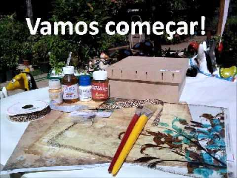 Caixa com Scrap Decor