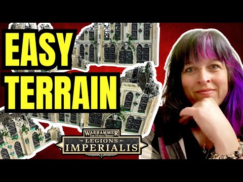 Simple Terrain FAST & EASY -How to Paint Legions Imperialis Ruins | Quick Terrain Tutorial