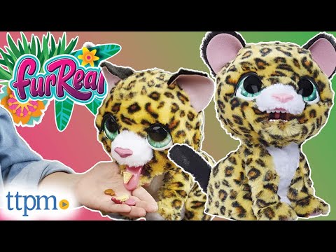FURREAL Interaktyvus pliušinis leopardas skleidžia daugiau kaip 40 savo garsų ir reakcijų video