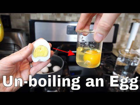 Is it Possible to Unboil an Egg? The Amazing Uncooking Experiment! Video