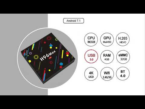 H96Max H2 RK3328  4G/32G Android TV BOX