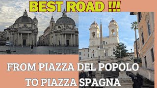 Walking Tour in Via del Corso and Via dei Condotti Rome