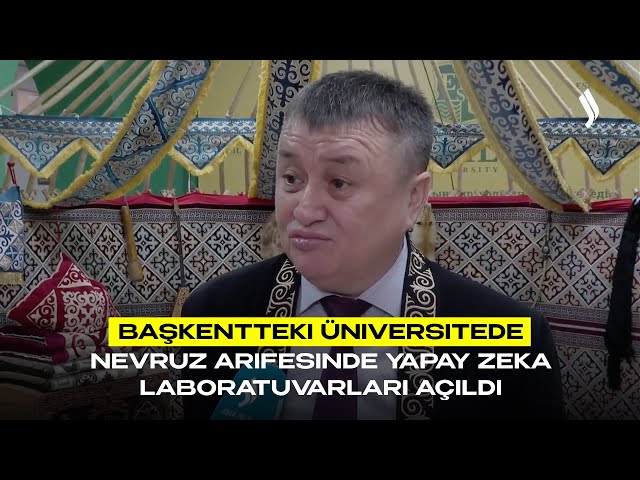Başkentteki üniversitede Nevruz arifesinde yapay zeka laboratuvarları açıldı