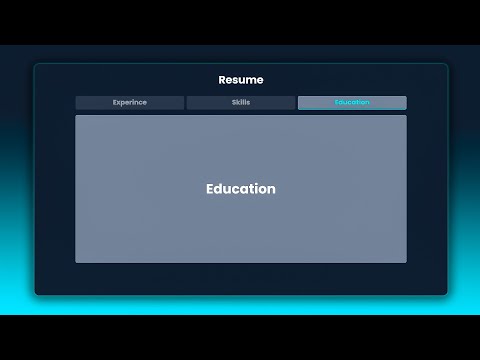 Create Interactive Tabs With Html Css Javascript Smooth Ui Design