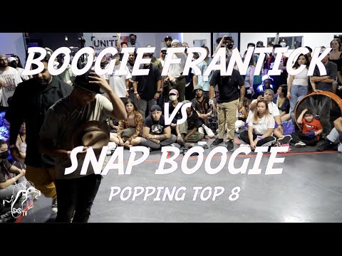 BOOGIE FRANTICK vs SNAP BOOGIE | Popping Top 8 | Freestyle Session 24 | #SXSTV