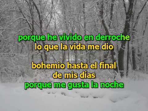 Jose Jose   Bohemio KARAOKE