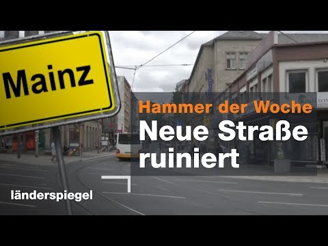 REUPLOAD: Neuer Straßenbelag in Mainz ruiniert - Hammer der Woche vom 21.07.2018 | ZDF