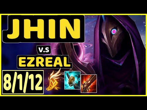 ABLE (JHIN) vs EZREAL - 8/1/12 KDA BOTTOM ADC GAMEPLAY - KR Ranked GRANDMASTER