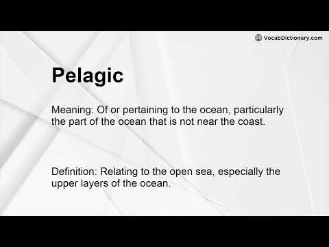 Pelagic Meaning