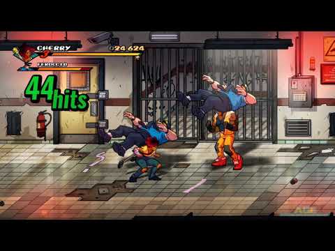 Streets of Rage 4 (PS4) Longplay - Cherry Playthrough (Hard Difficulty)